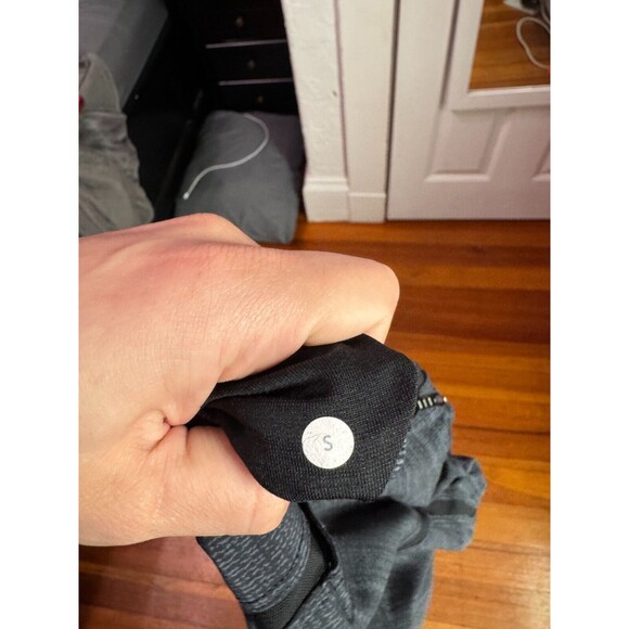 Lululemon Pace Breaker Shorts Lined 9" Heather Black Gray Textured Men's Small - Picture 6 of 6